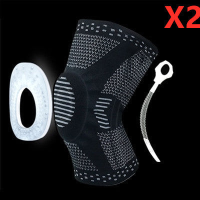 Knee Patella Protector Brace Silicone Spring Knee Pad Knee Patella Protector Brace Silicone Spring Knee Pad